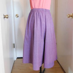 Purple Skirt Country Skirt Pioneer Trek Pioneer Clothing - Etsy