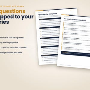 STAR Method Interview Answer Builder, Fillable Behavioral Interview Prep Workbook, Job Interview Questions Template, Printable PDF image 6