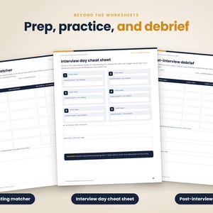 STAR Method Interview Answer Builder, Fillable Behavioral Interview Prep Workbook, Job Interview Questions Template, Printable PDF image 8