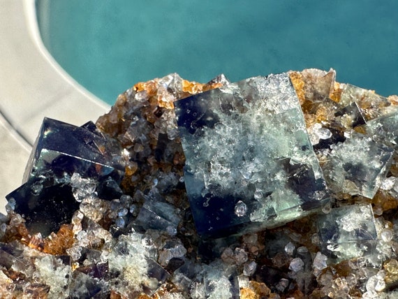 SuperNova pocket fluorite / UK fluorite / Diana Maria mine - Etsy 日本