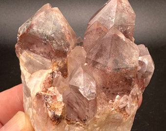 Ishuko Red Phantom Quartz Cluster