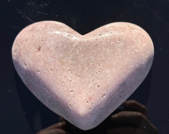 Pink Amethyst Heart Brazilian very large