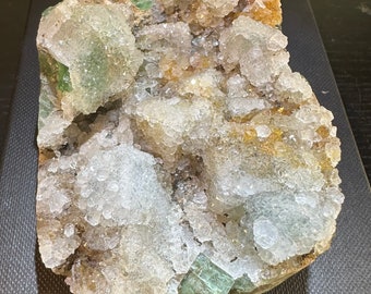 Druzy Dreams pocket fluorite Rogerley Mine, Frosterley Weardale, Co. Durham, England