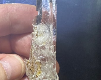 Colombian Lemurian optical quartz crystal