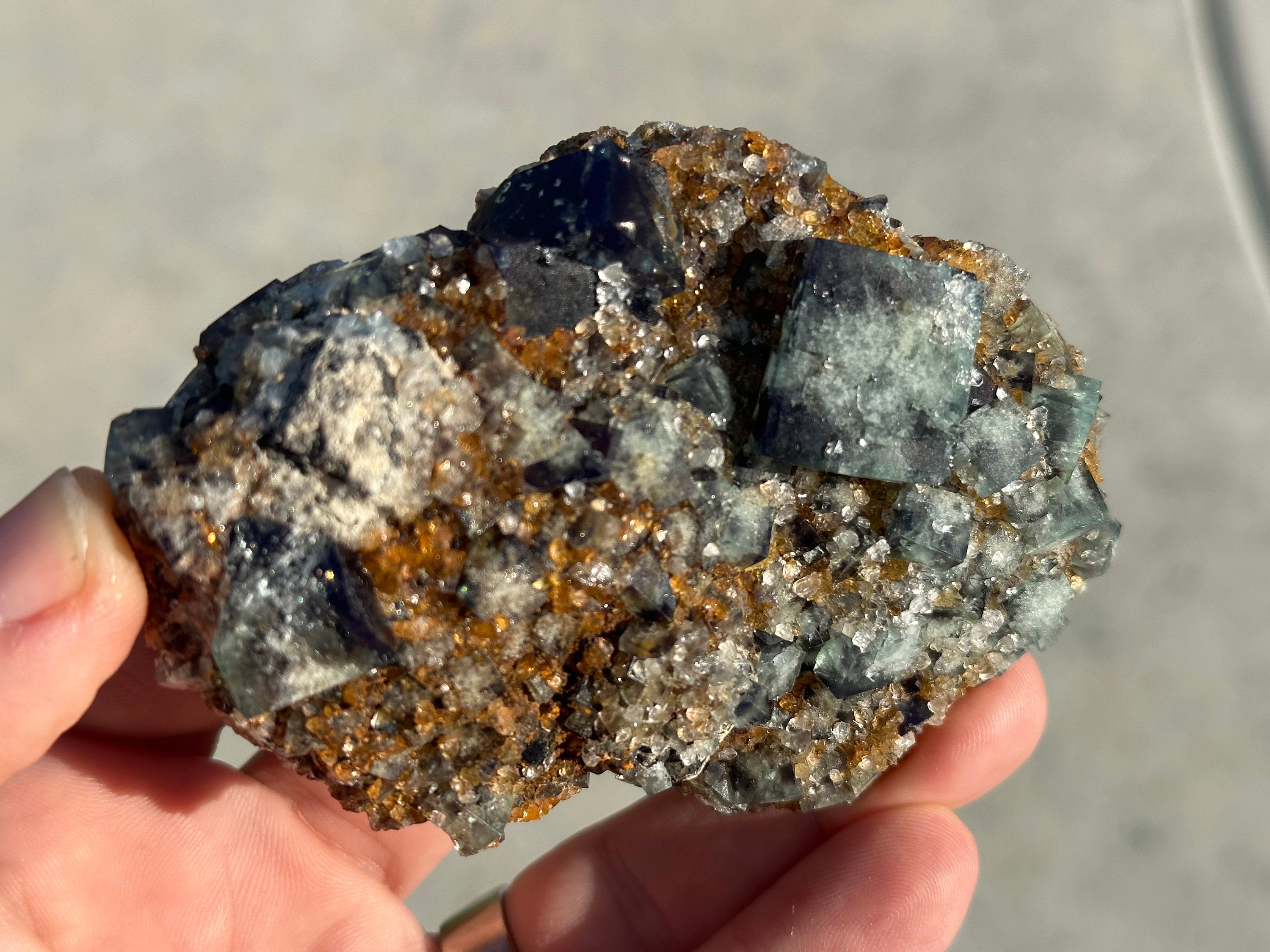 SuperNova pocket fluorite / UK fluorite / Diana Maria mine - Etsy 日本