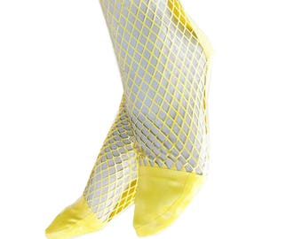 Latex Fishnet Socks | Latex Ankle Socks | Custom Latex Fishnet Ankle Socks | Sexy Socks for Photoshoot | Designer Fishnet Latex | Vex Latex