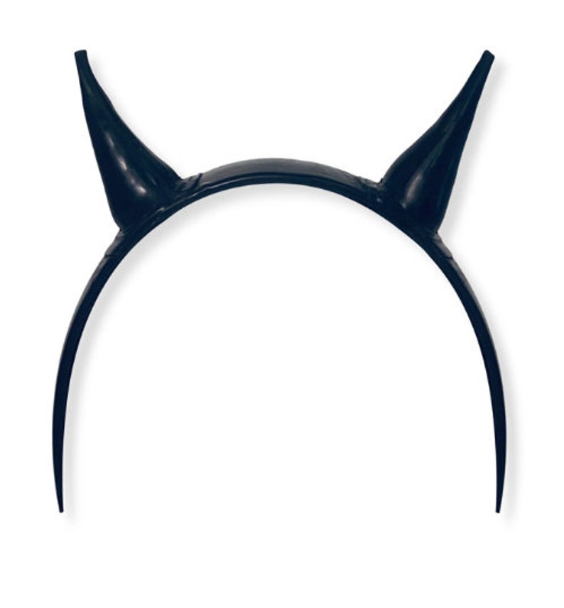 Latex Rubber Devil Horns Custom Made Devil Horns With Etsy UK