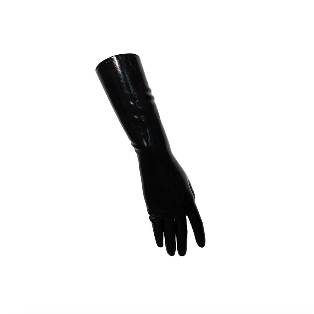 Mid Arm Streamline Latex Gloves Mid Length Latex Gloves Custom Gloves