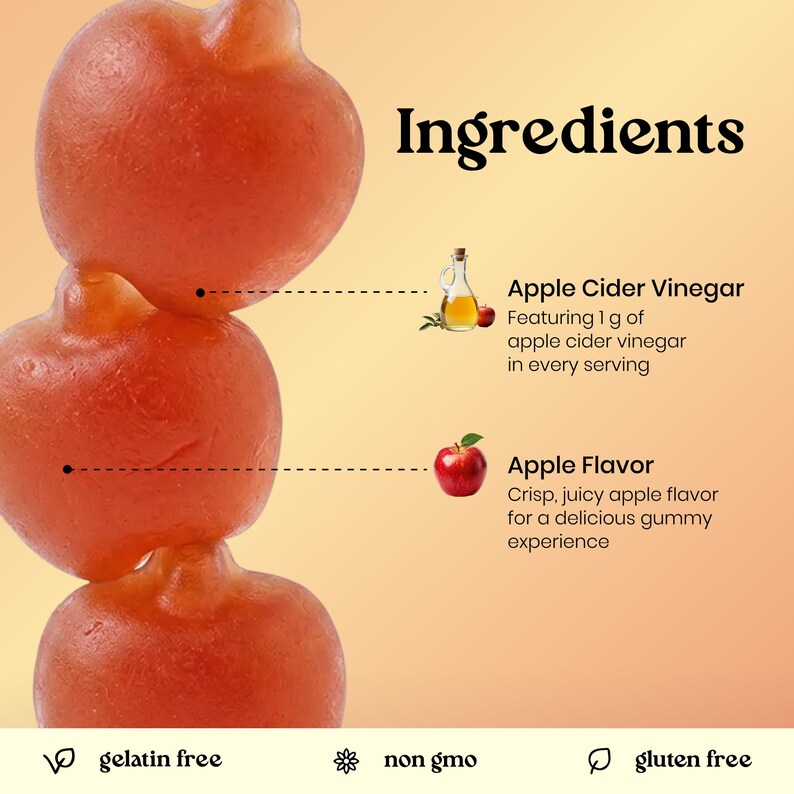 Sockerfria äppelcidervinägergummi med The Mother bild 4