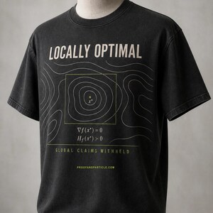 Locally Optimal Shirt | Global Claims Withheld Math Tee