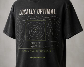 Locally Optimal Shirt | Global Claims Withheld Math Tee