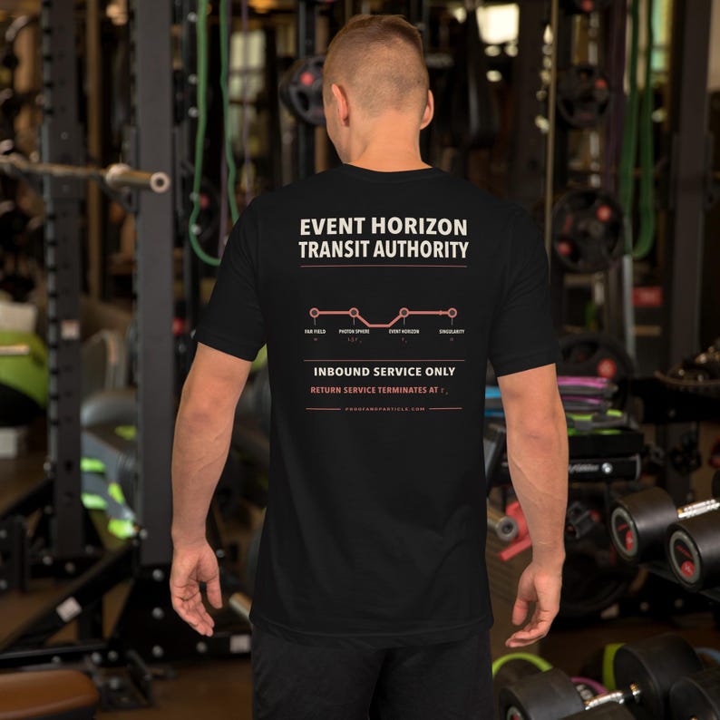 Event Horizon Transit Authority Crew Shirt | Black Hole Workwear Tee image 8