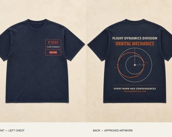 Flight Dynamics Division Crew Shirt | Orbital Mechanics Workwear