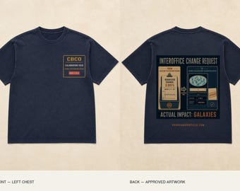 Cosmic Background Calibration Office Crew Shirt | Cosmology Workwear