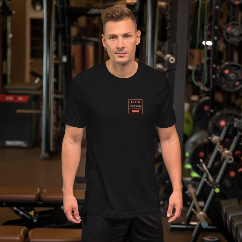 Event Horizon Transit Authority Crew Shirt | Black Hole Workwear Tee image 1