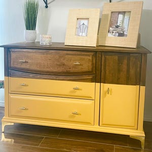 Buffet/sideboard cabinet for the whimsical art loving person.