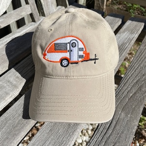TAB Camper Teardrop Trailer embroidered Baseball Cap Baseball Teardrop Camper Hats