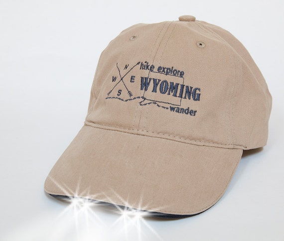 Camp Hike Wyoming Baseball Hat With 