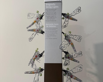 Dragonfly Metal String Lights