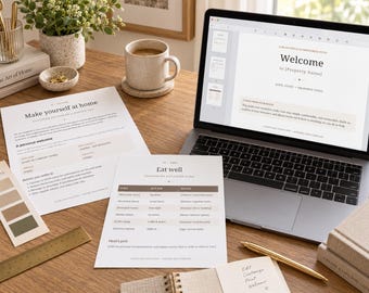 Luxury Vacation Host Welcome Book
