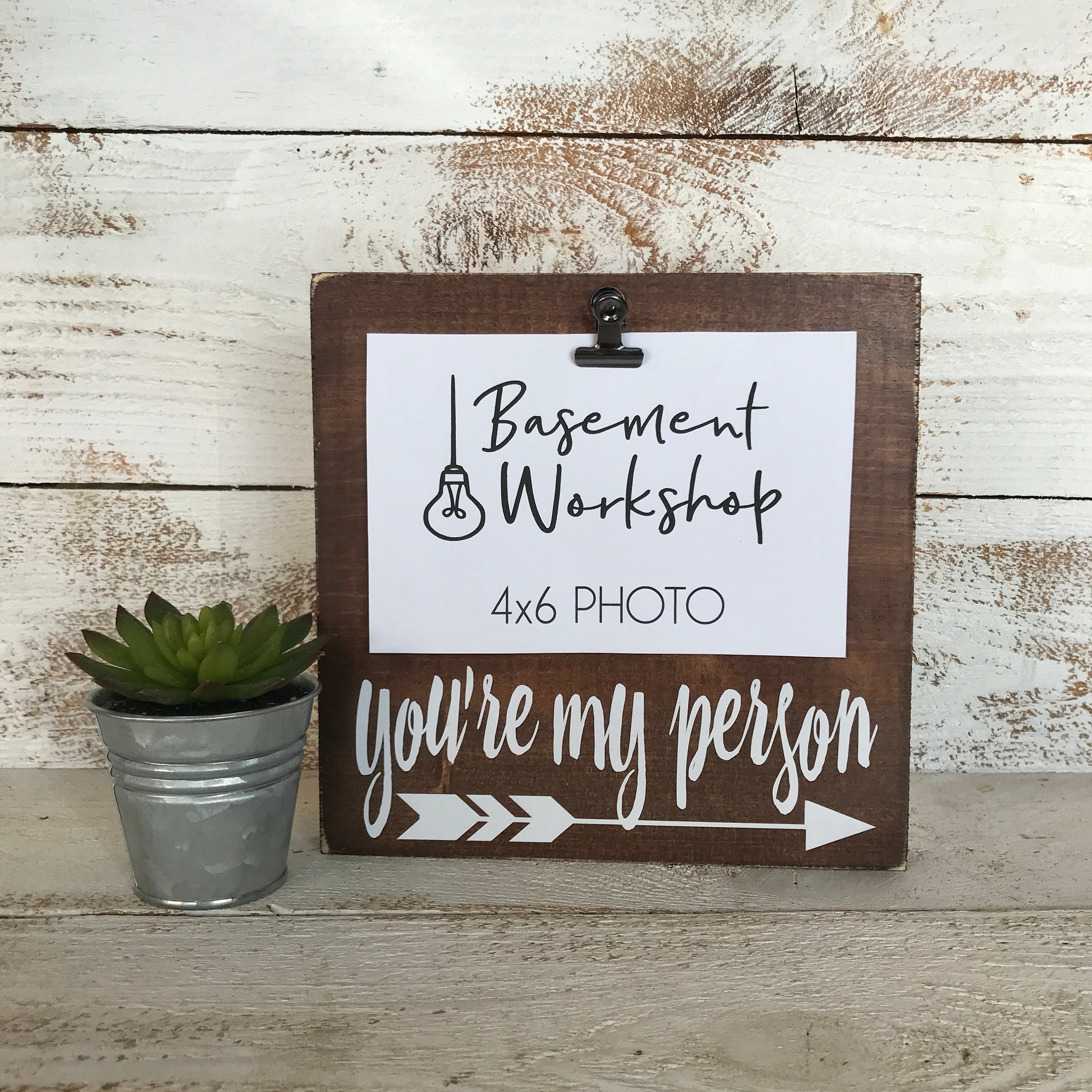 You're my Person Wood Photo block, clip frame, picture frame, bes…