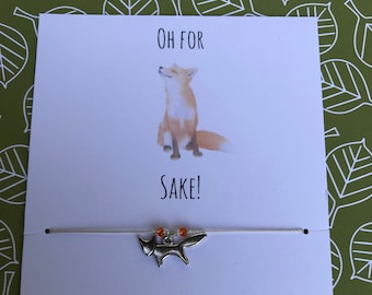 Fox wish bracelet, for fox sake