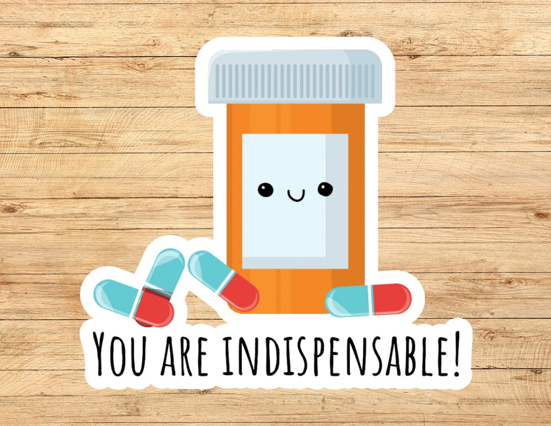 You Are Indispensable, Pharmacy Gift, Pharmacist Thank You Etsy