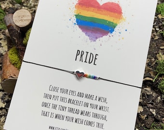 Pride bracelet, gay pride, LGBT bracelet, gay pride jewelry, rainbow bracelet