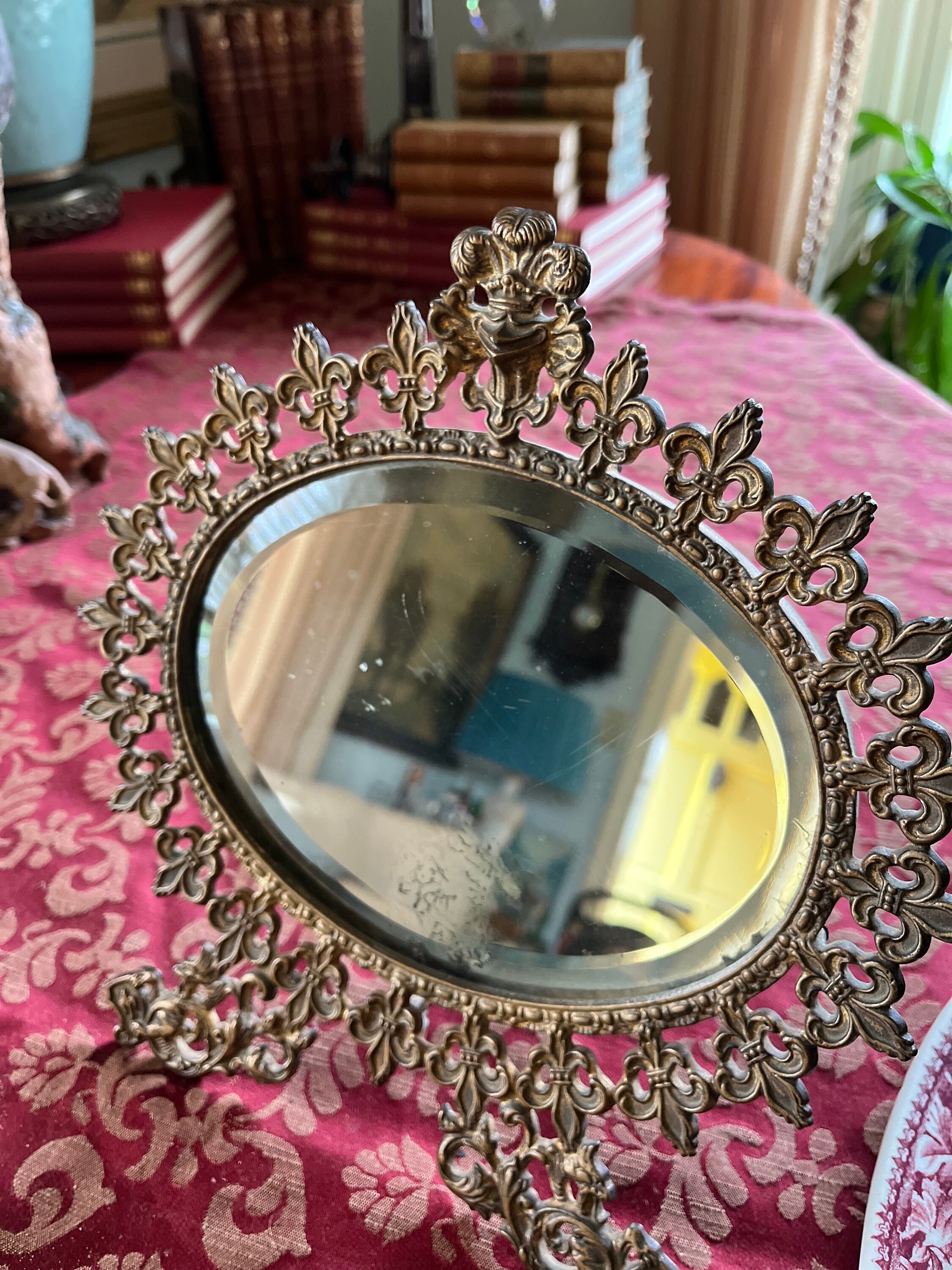 Fleur De Lis Wall Mirror - Etsy