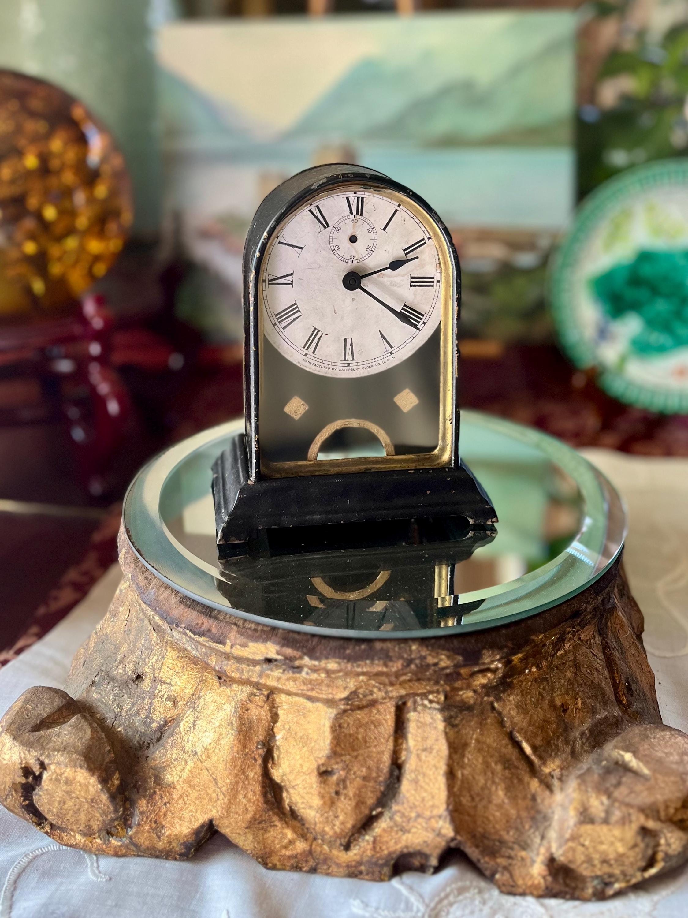 米国「ＷＡＴＥＲＢＵＲＹ」社１９００年代初頭のアンティークキャリッジクロック Waterbury Clock Co. Hanging Jeweler's Regulator No. 70 sold