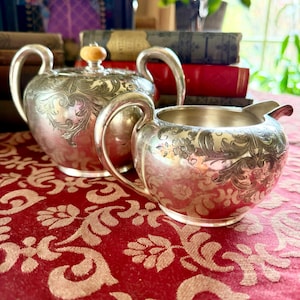 Wilcox Antique Silver Tea Set - Etsy