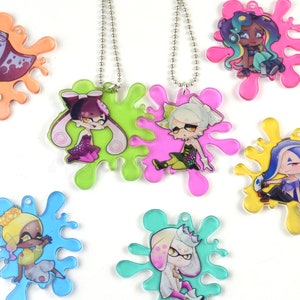 Splat Idols Freundschaft Halsketten / Schlüsselanhänger