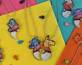 Poke Friendship necklaces