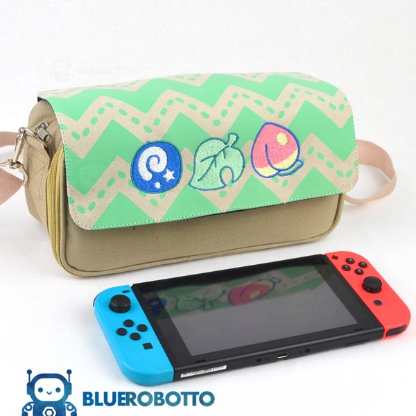 Animal Crossing inspired designs- Nintendo Switch and accessories bag