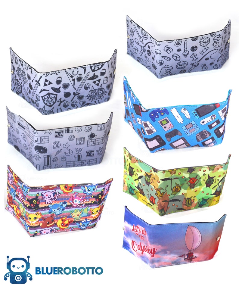 Tri Fold Wallet Videogames and Anime Designs Etsy