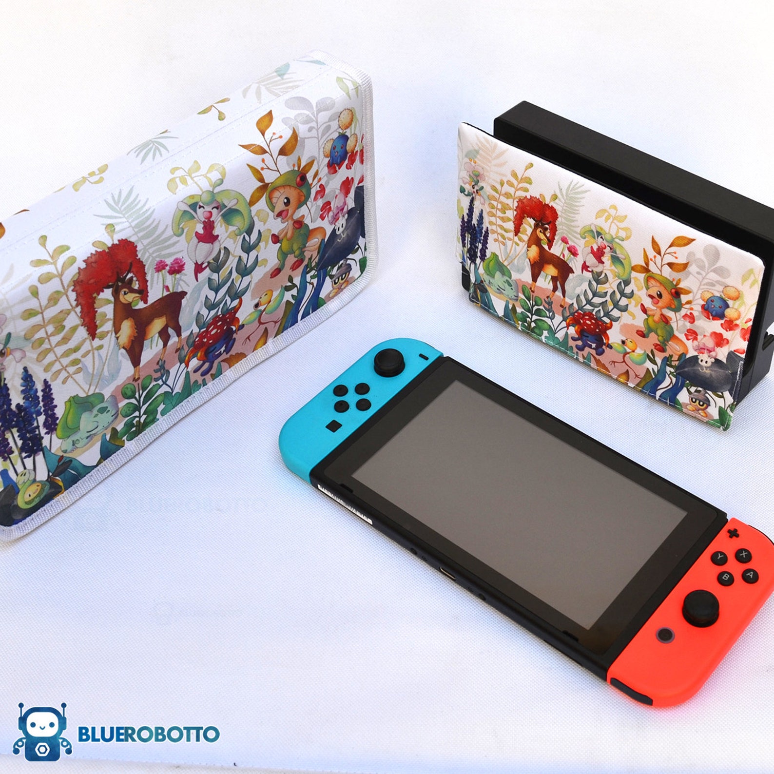 Poke Garden Nintendo Switch Case | Etsy