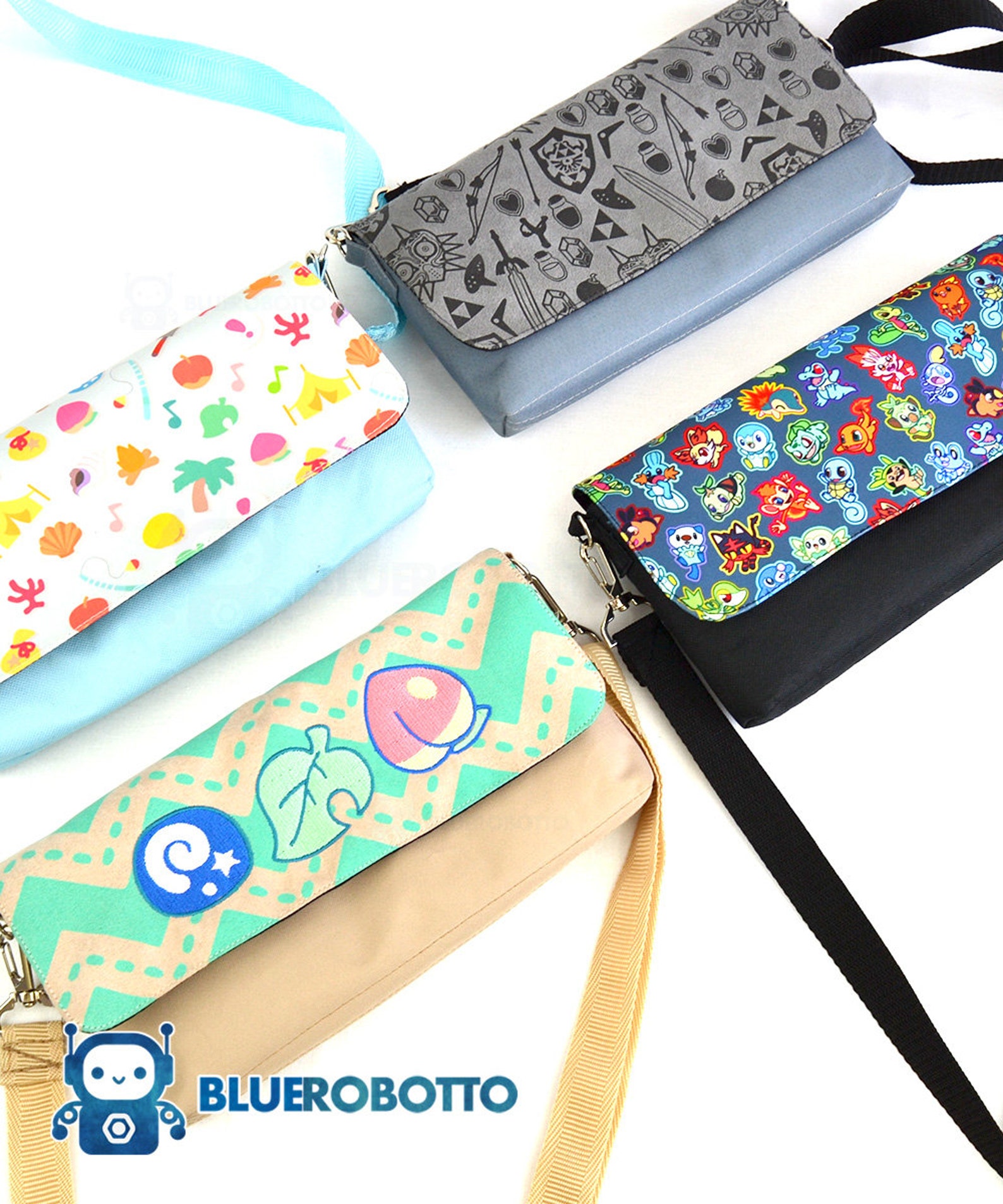 Nintendo Switch Carrying Bag Various Designs Etsy