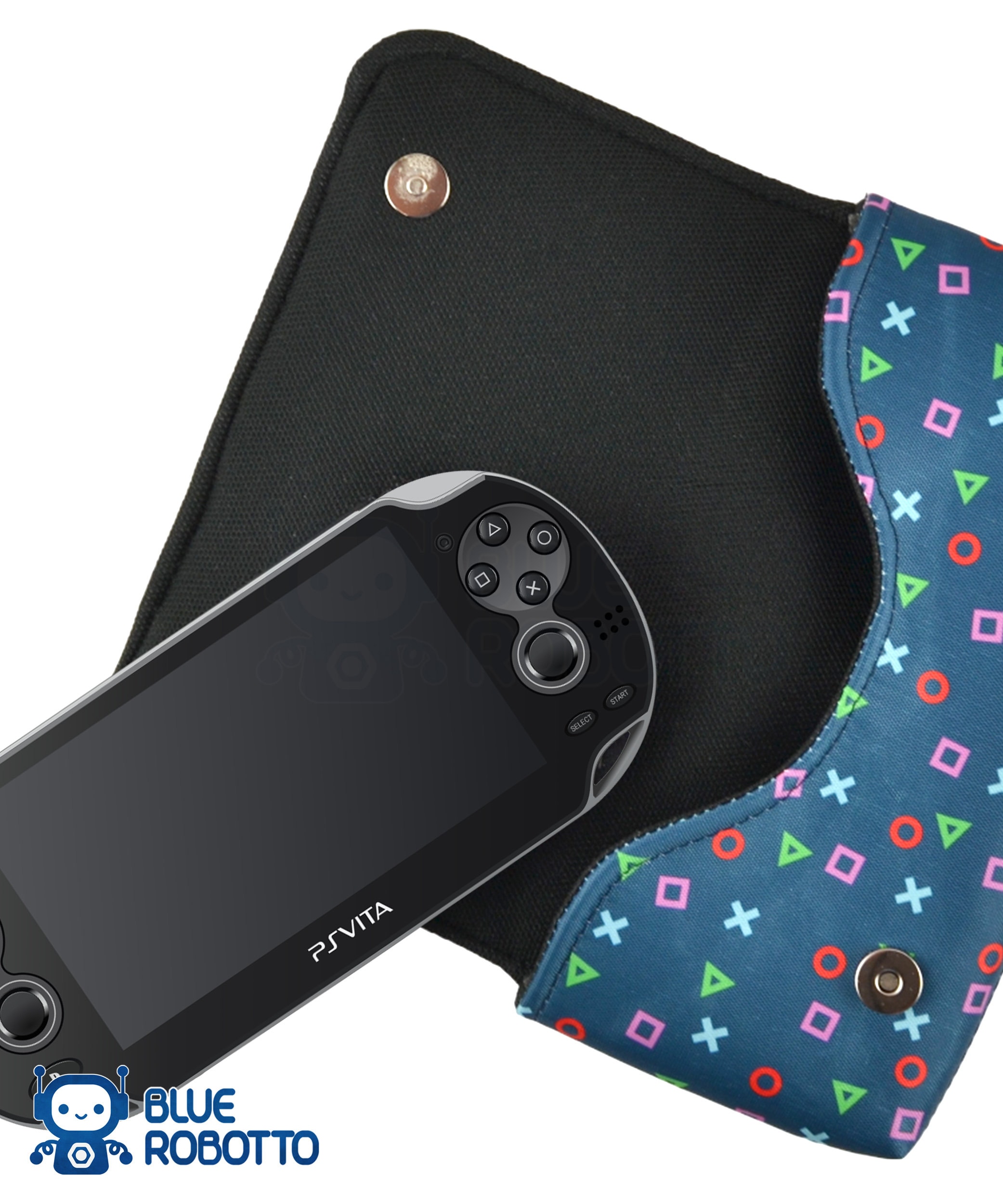 SONY PlayStationVITA PCHJ-10034＆ポーチ PlayStation Vita用純正ポーチに新色のホワイトとブルーが登場