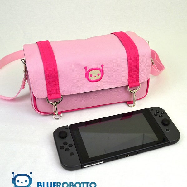 Cotton Candy Robotto - Nintendo Switch and accessories bag