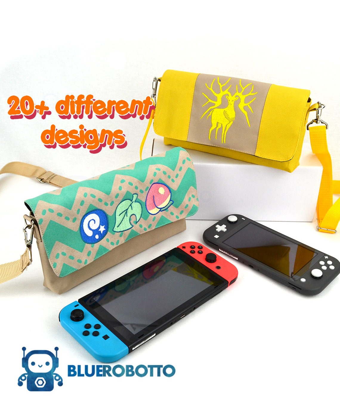 Nintendo Switch Carrying Bag Various Designs Etsy