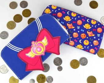 Magical Girl zipper wallet  /  Coin Wallet / Coin Purse / Coin Pouch