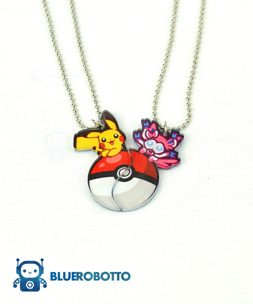 Pokemon couple necklace clearance