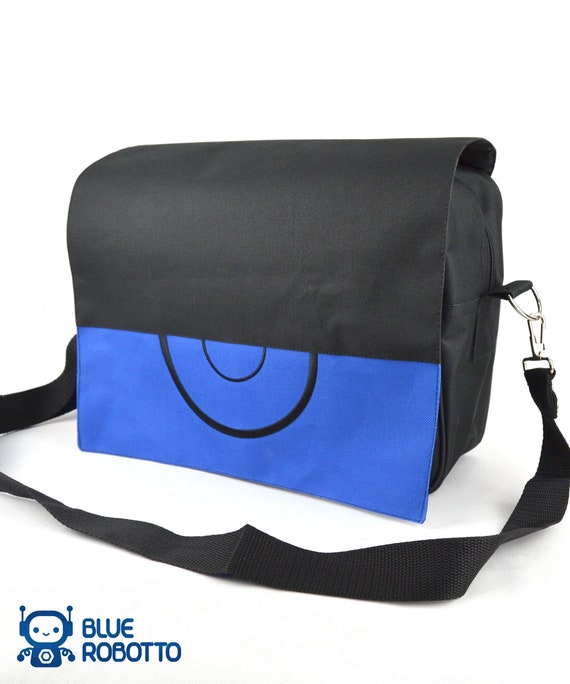 messenger bag blue