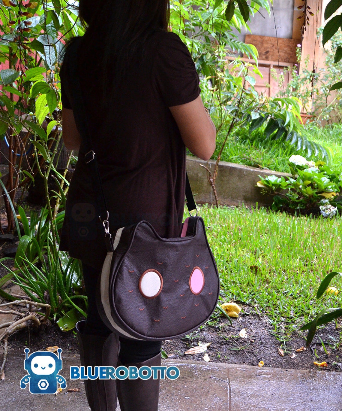 Cookie Cat Messenger Bag Etsy