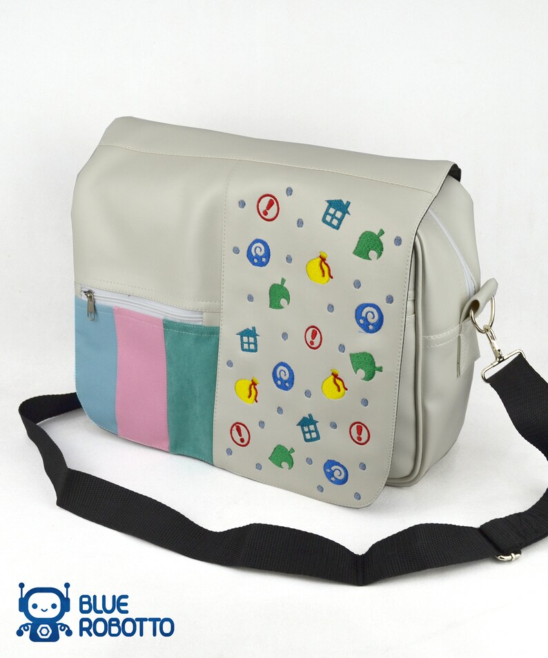 Crossing Items Messenger Bag Etsy