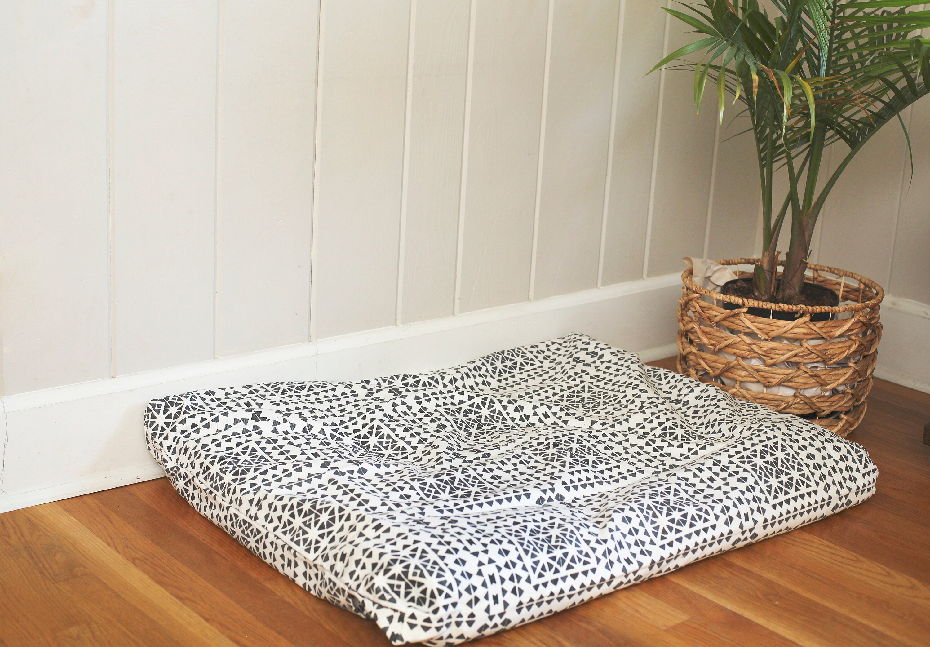 Black and White Dog Bed Cover Dog Beds Personalized Dog Etsy