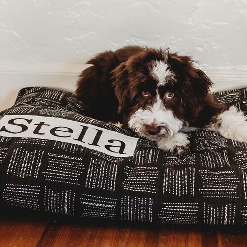 Dog Bed Cover Farmhouse Dog Beds Personalized Dog Bed Etsy