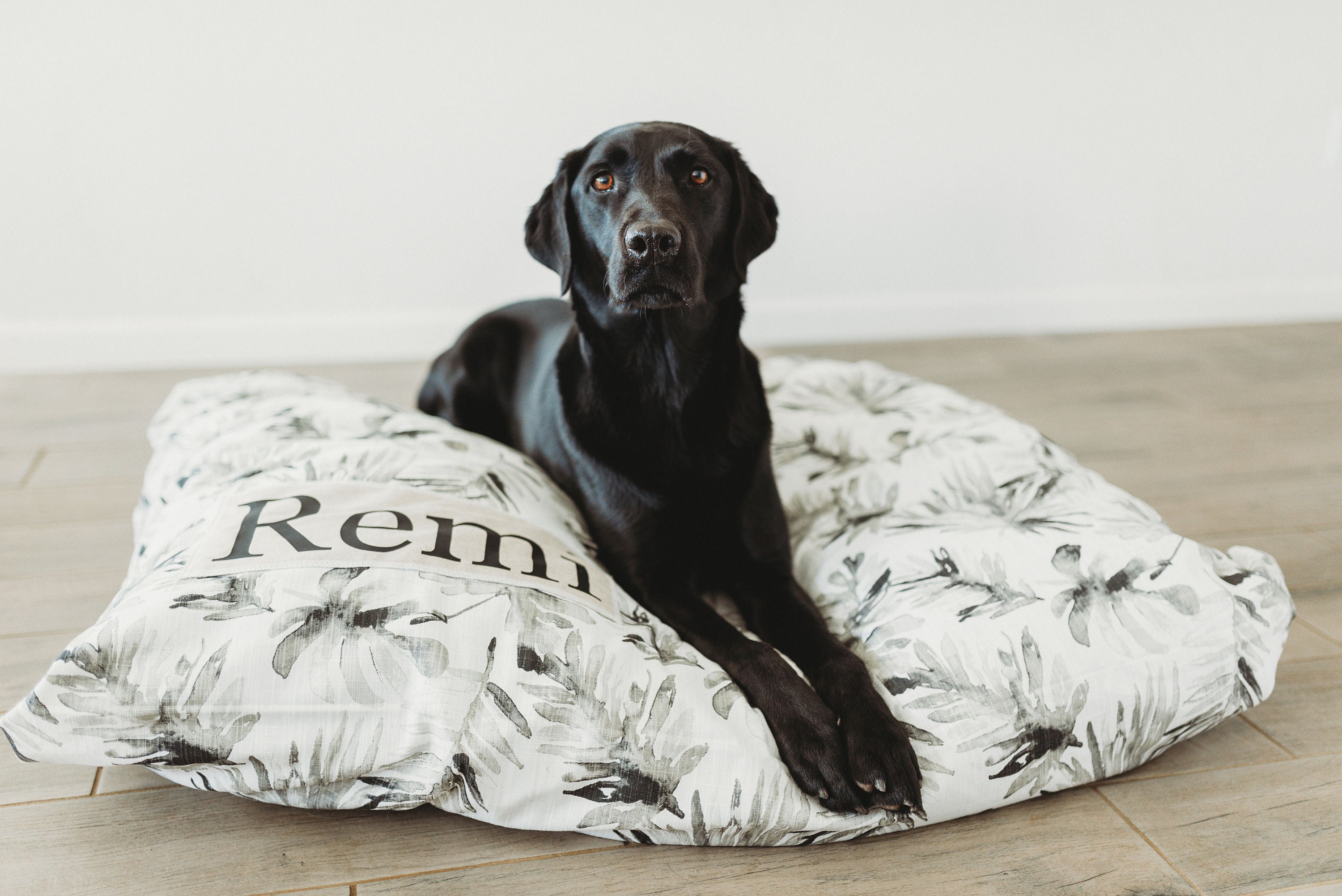 Gray Leaf Dog Bed Cover Dog Beds Personalized Dog Bed Etsy