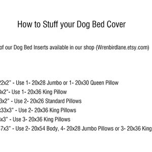 Cama para perros estilo bohemio estilo granja - Funda para cama - Tapete para mascotas - Almohada para mascotas - Cama lavable para perros - Almohada personalizada para perros - Razas pequeñas y grandes imagen 4