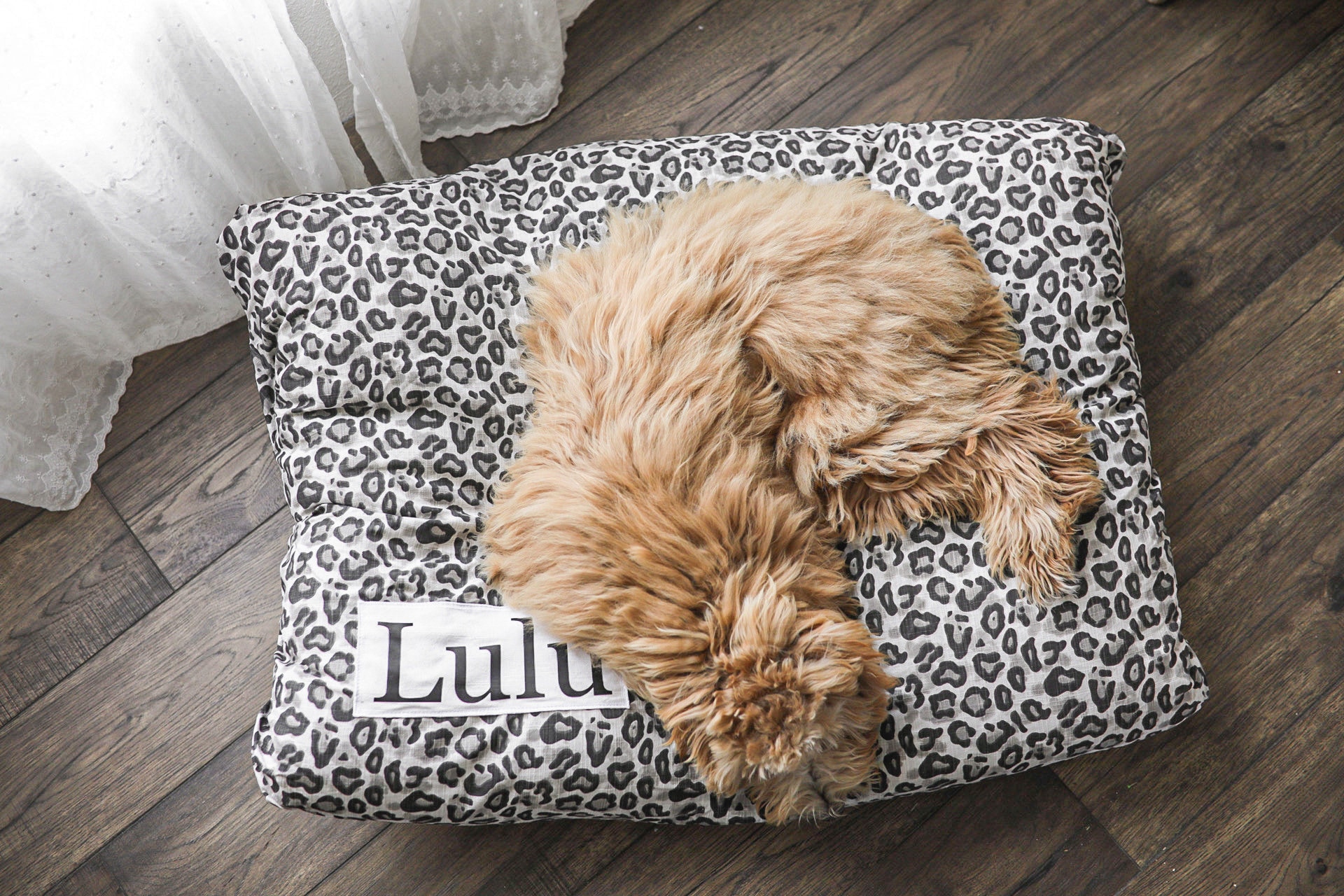 Leopard Dog Bed Cover Dog Beds Personalized Dog Bed Etsy